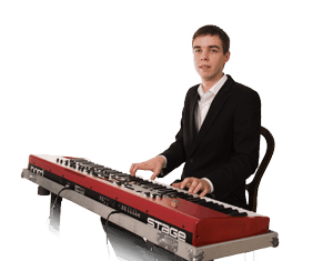 Unser Pianist organisiert die Band