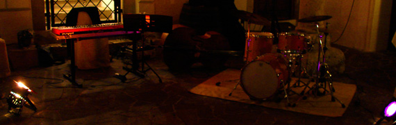 Band Project Smooth bei einer Hochzeit mit eigener Beleuchtung und Beschallung